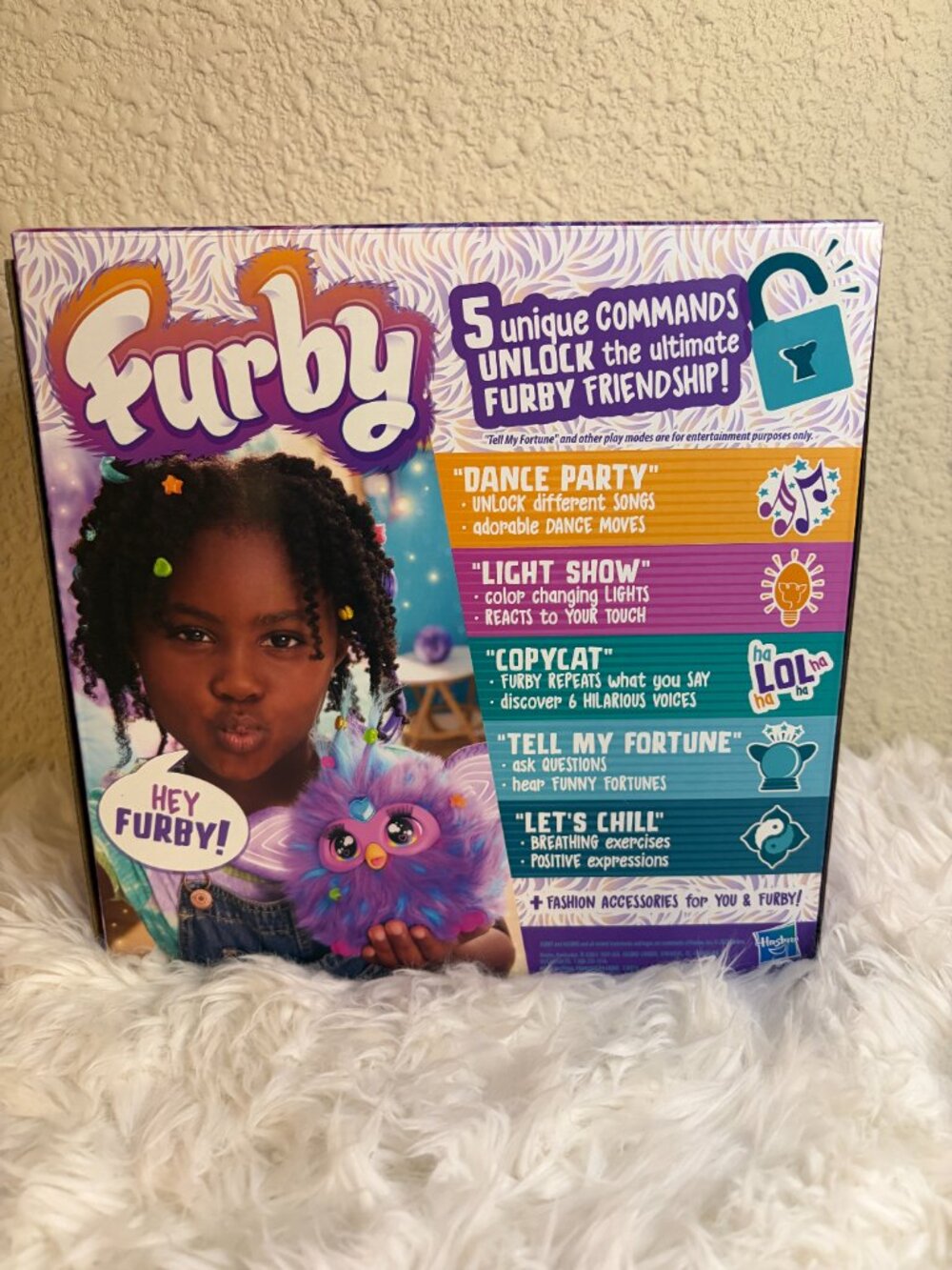Hasbro Purple Furby Interactive Plush Toy NIB w 15 Accessories - Picture 4 of 7